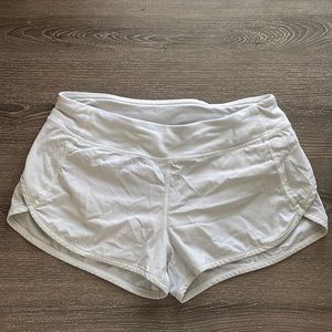 White Ivivva Shorts 2.5” Low Rise